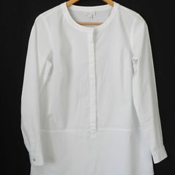 J. Jill Tops - J.Jill White Shirt Collection Tunic Top SIZE M